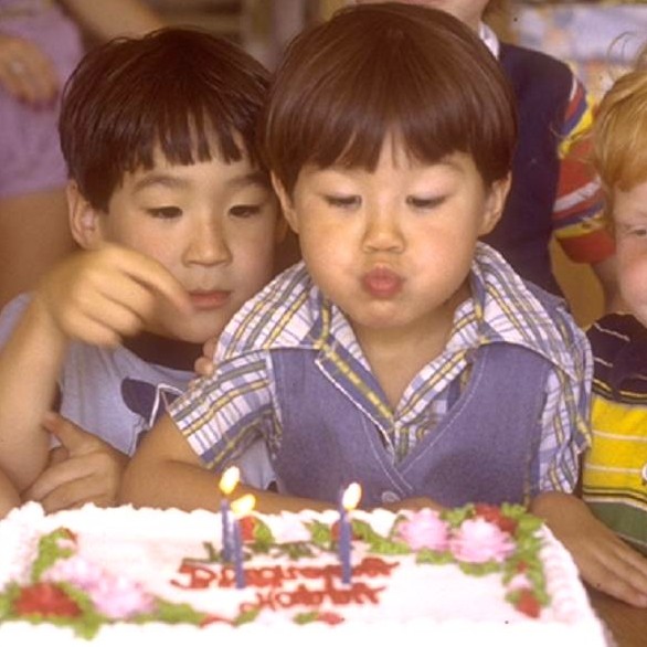 Simon's Third Birthday in Eugene, Oregon, in 1980