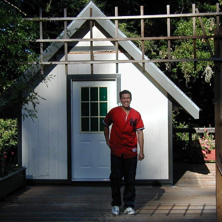 Simon at Prayer Mountain in 2002