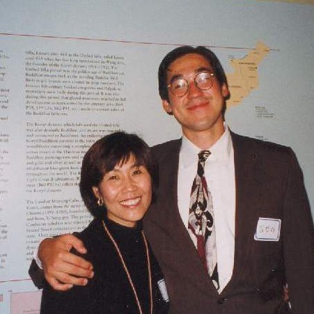 Kim and Zac at Korean fair ~ 1994