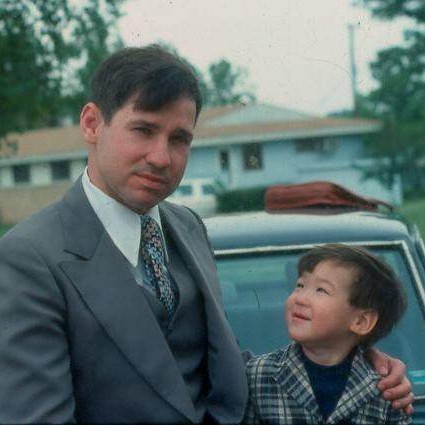 Chris and Zac at FLW in 1978