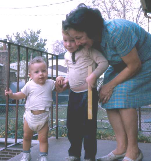 My Mom with Chris and Danny